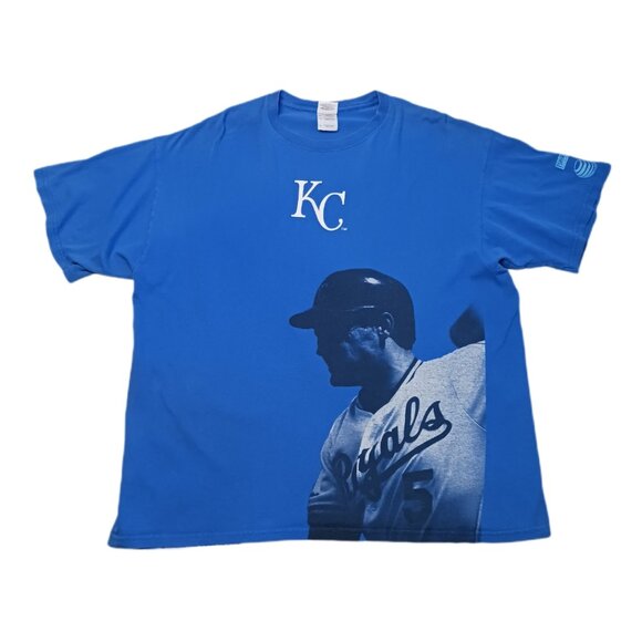 Kansas City Royals George Brett Mens XL Short Sleeve T Shirt Blue MLB Mens XL - Picture 7 of 8